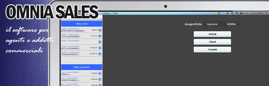 Omnia Sales il software per agenti e addetti al commercio